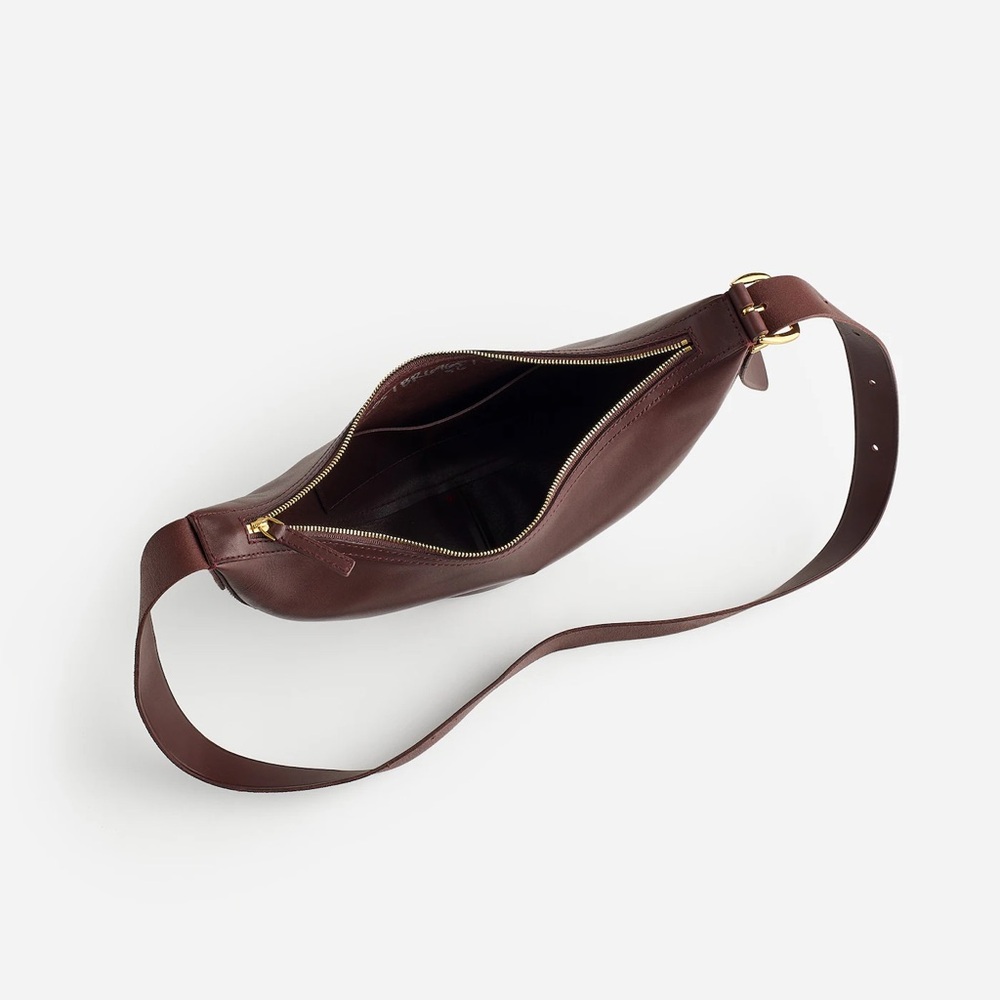 Madewell Crescent Crossbody Bag in Deep Brown - Picture 2 of 4
